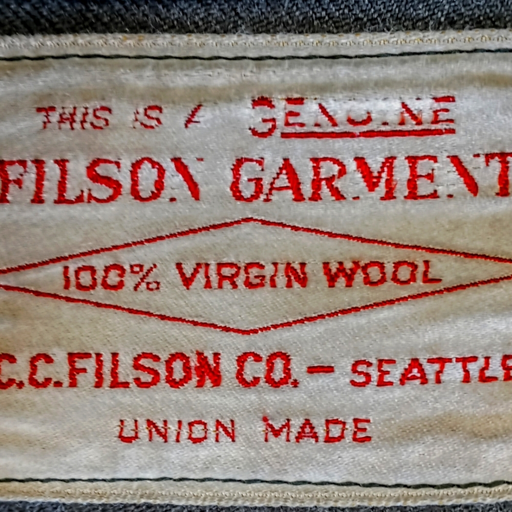 Filson Union Made Double Mackinaw Cruiser Jacket  LG tall